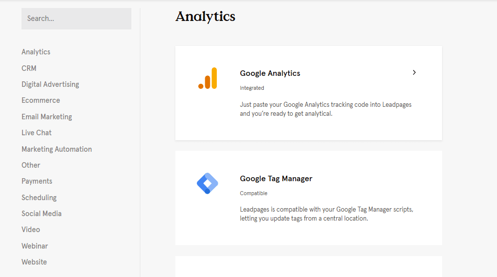 Leadpages Integration