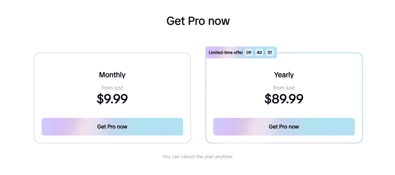CapCut Pricing Plans