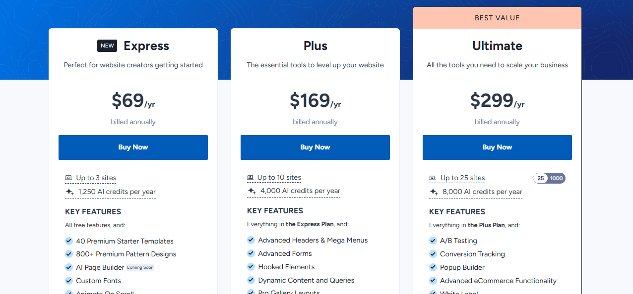 Kadence Wp Pricing