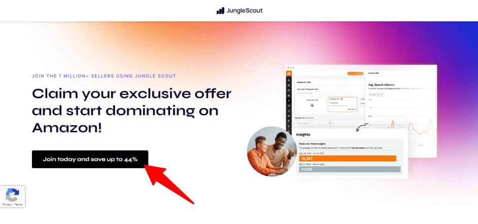 Jungle Scout 44% OFF Page