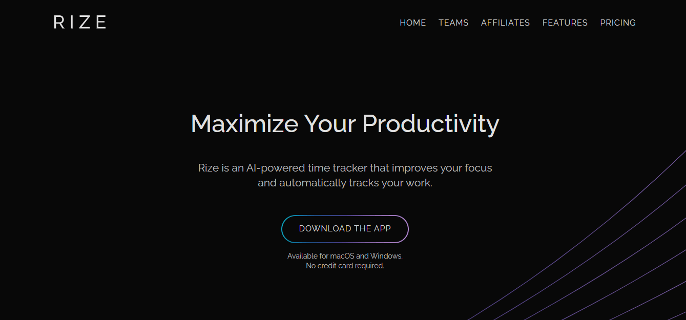 Rize.io Home